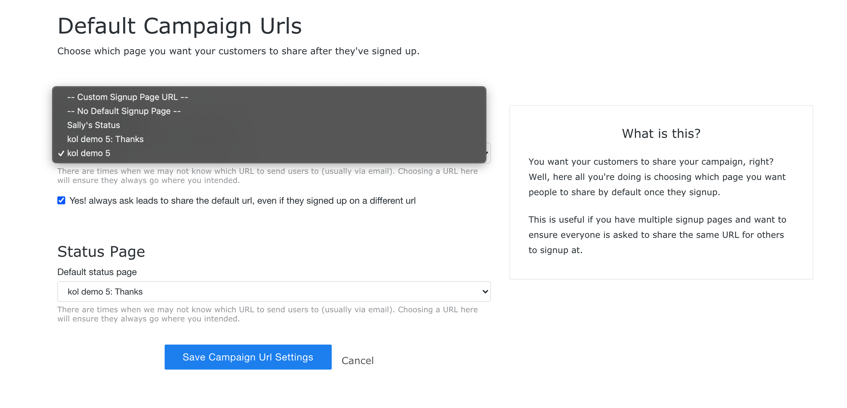 urlsettings