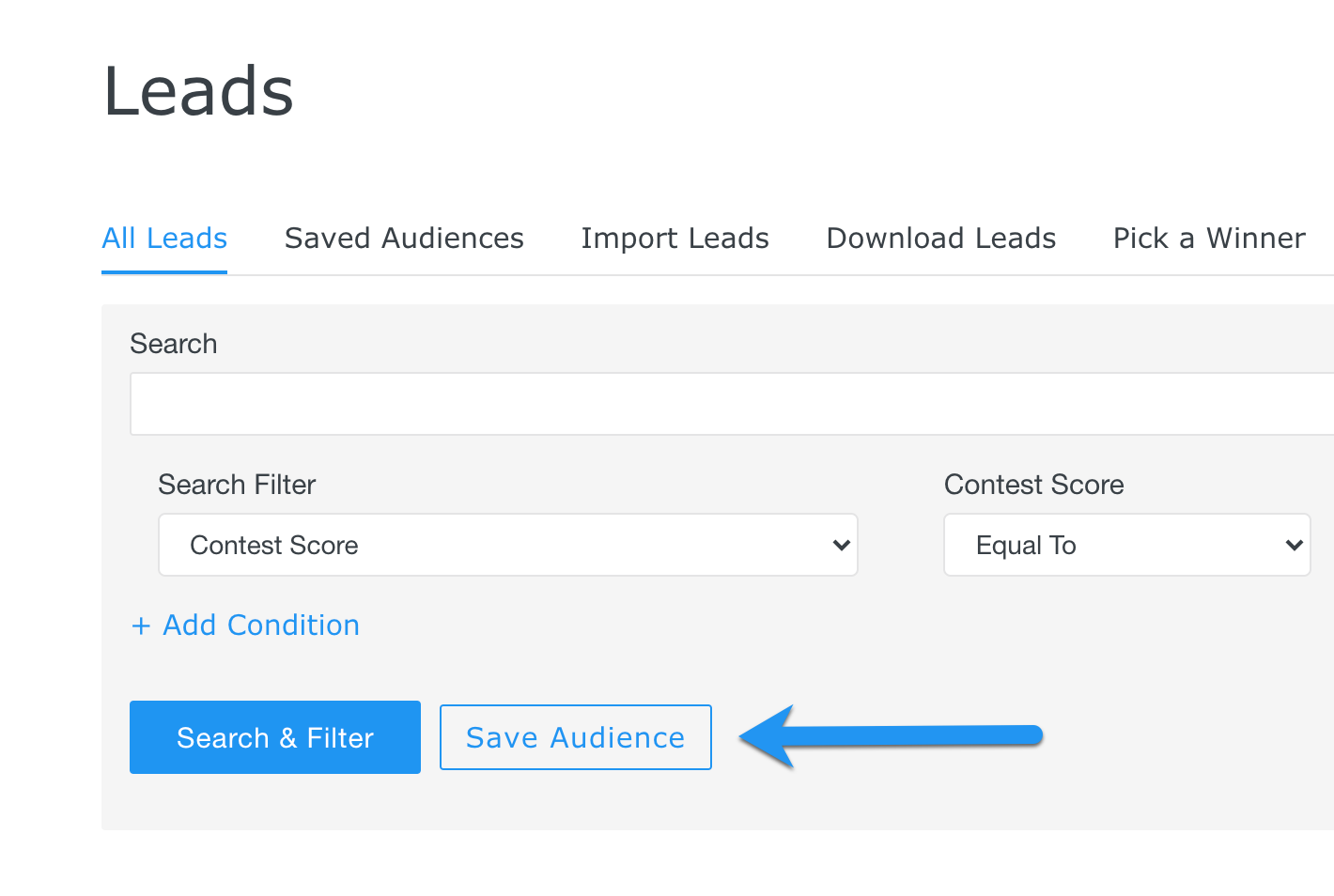 save audience
