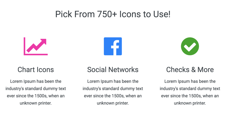 icon support