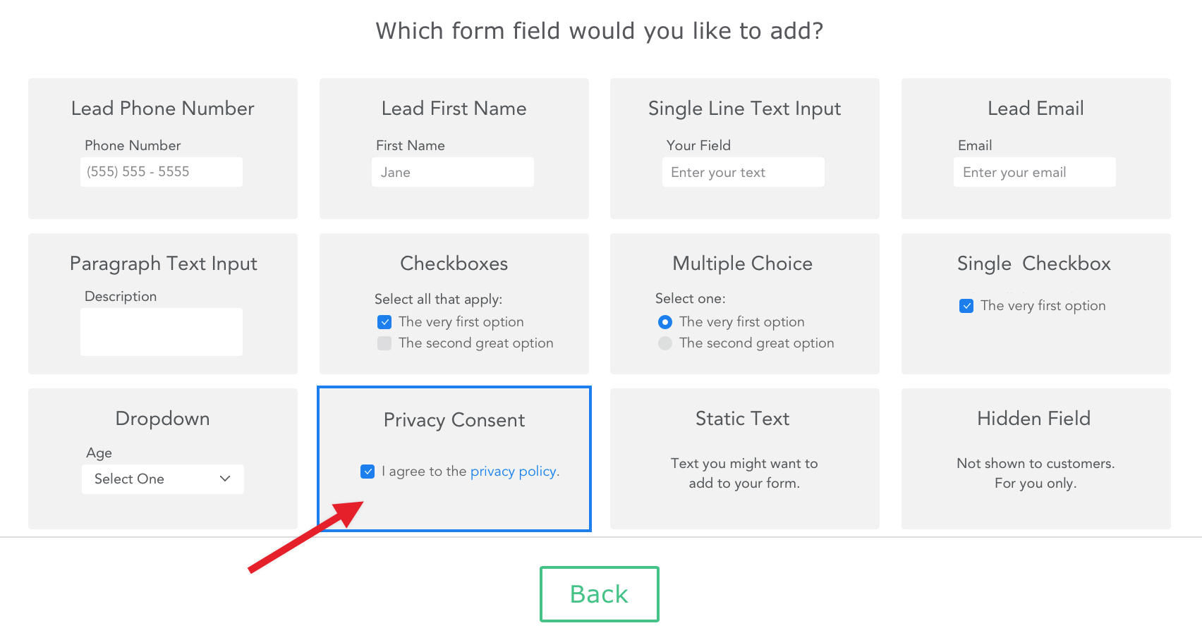 privacyy form