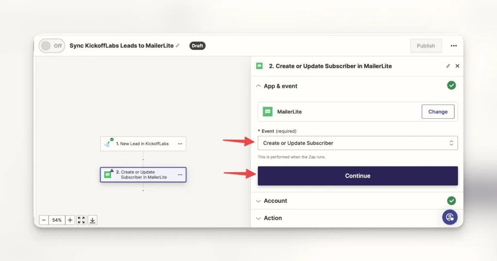 zapier trigger login