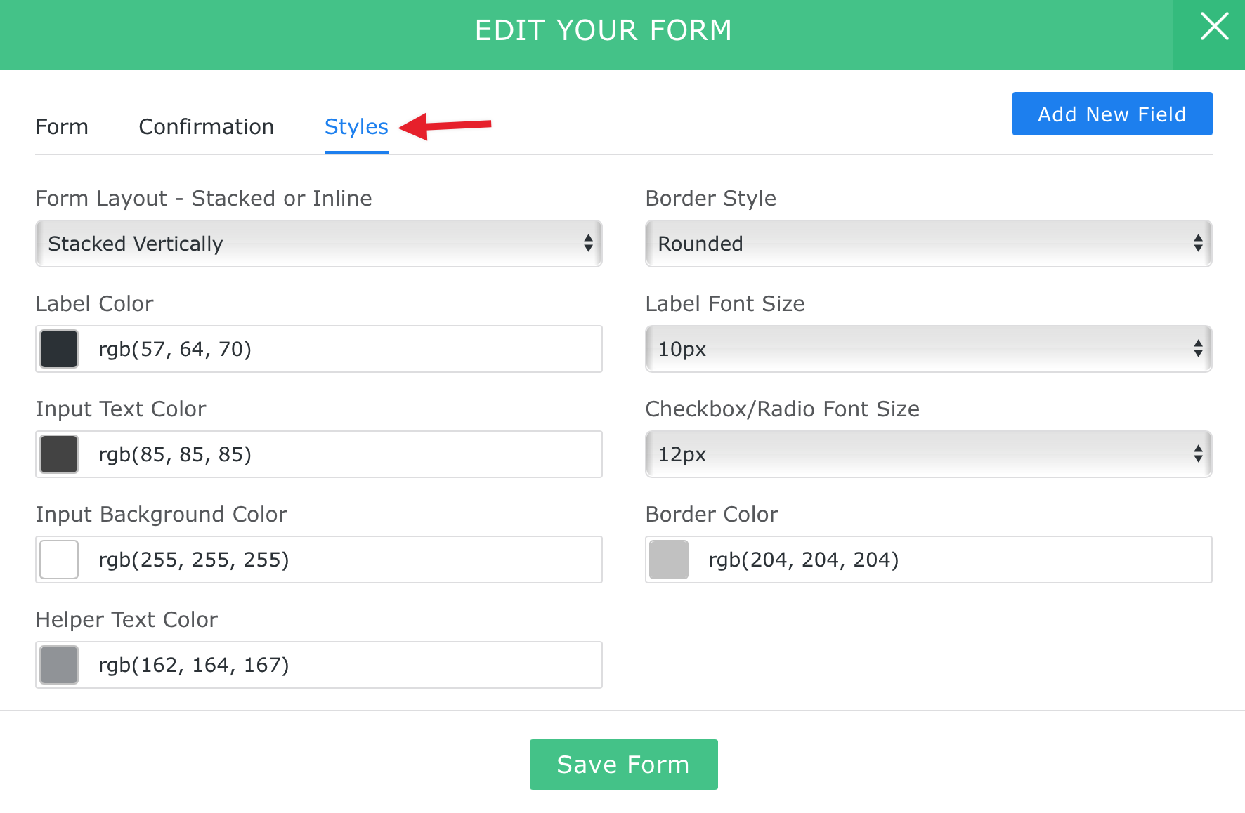 formstyle