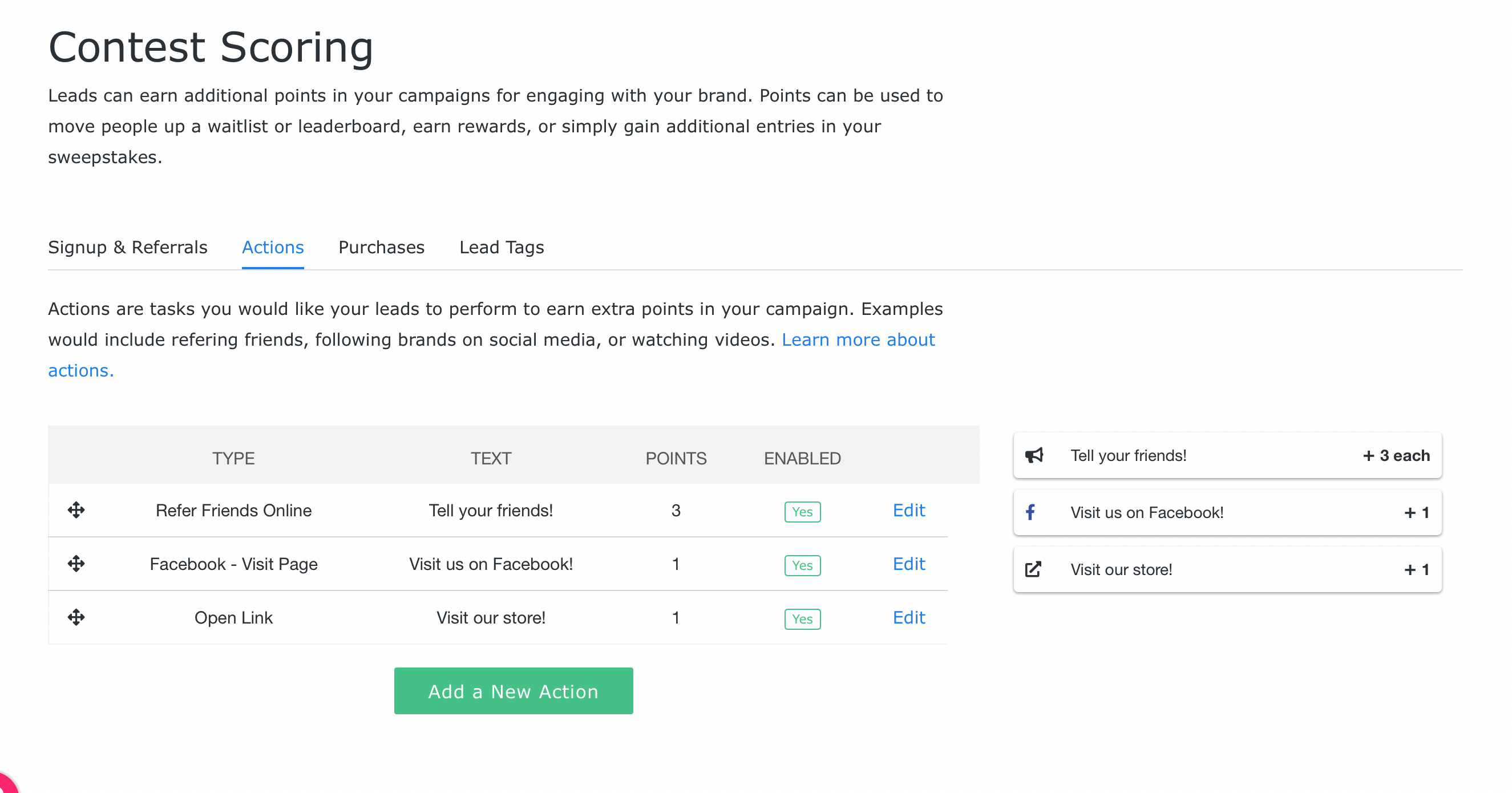 action editor
