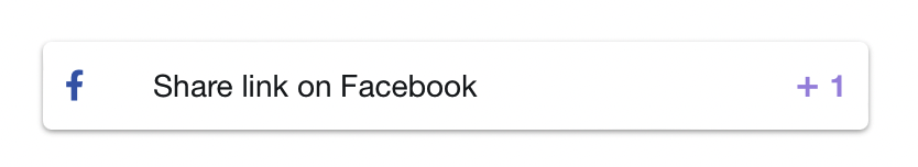 share a non contest url on Facebook!