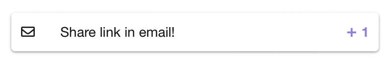 share non-content url's via email