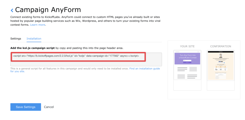 copy the anyform script