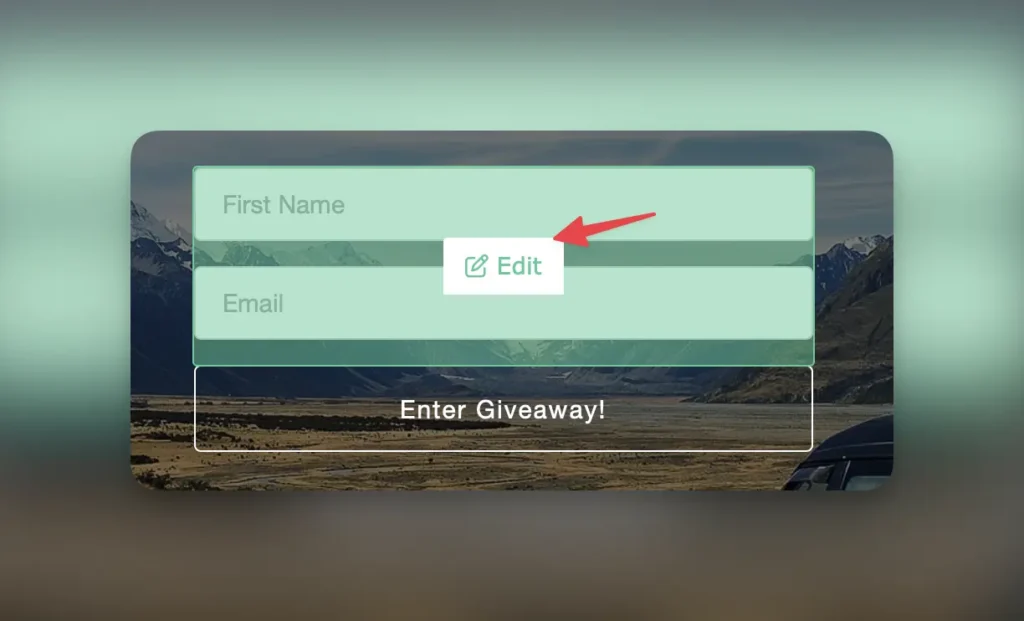 edit form button