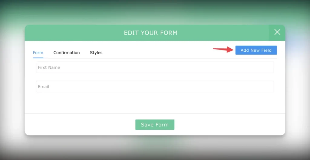 add new form field