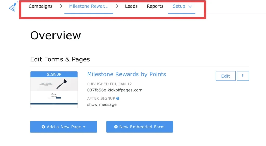 rewards dashboard