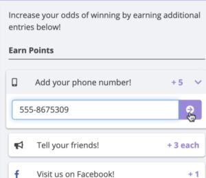 add your phone number