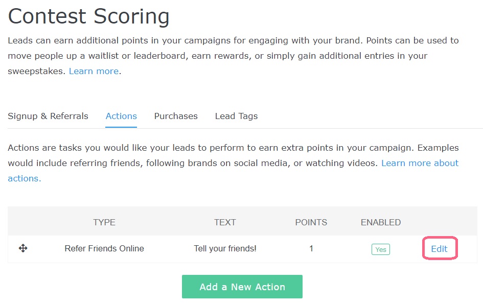 refer friends online action point