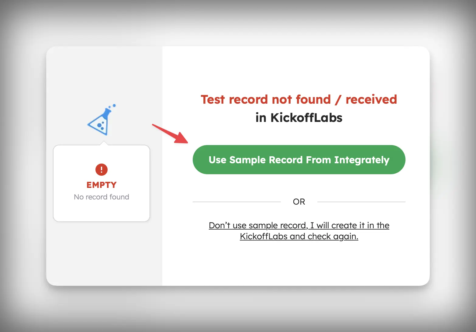 Test step 1 Integrately