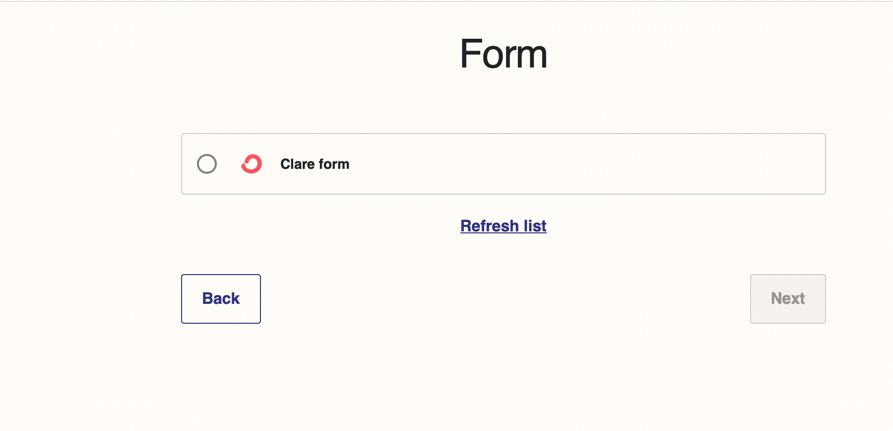choose convertkit list