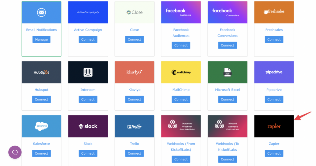 zapier integration