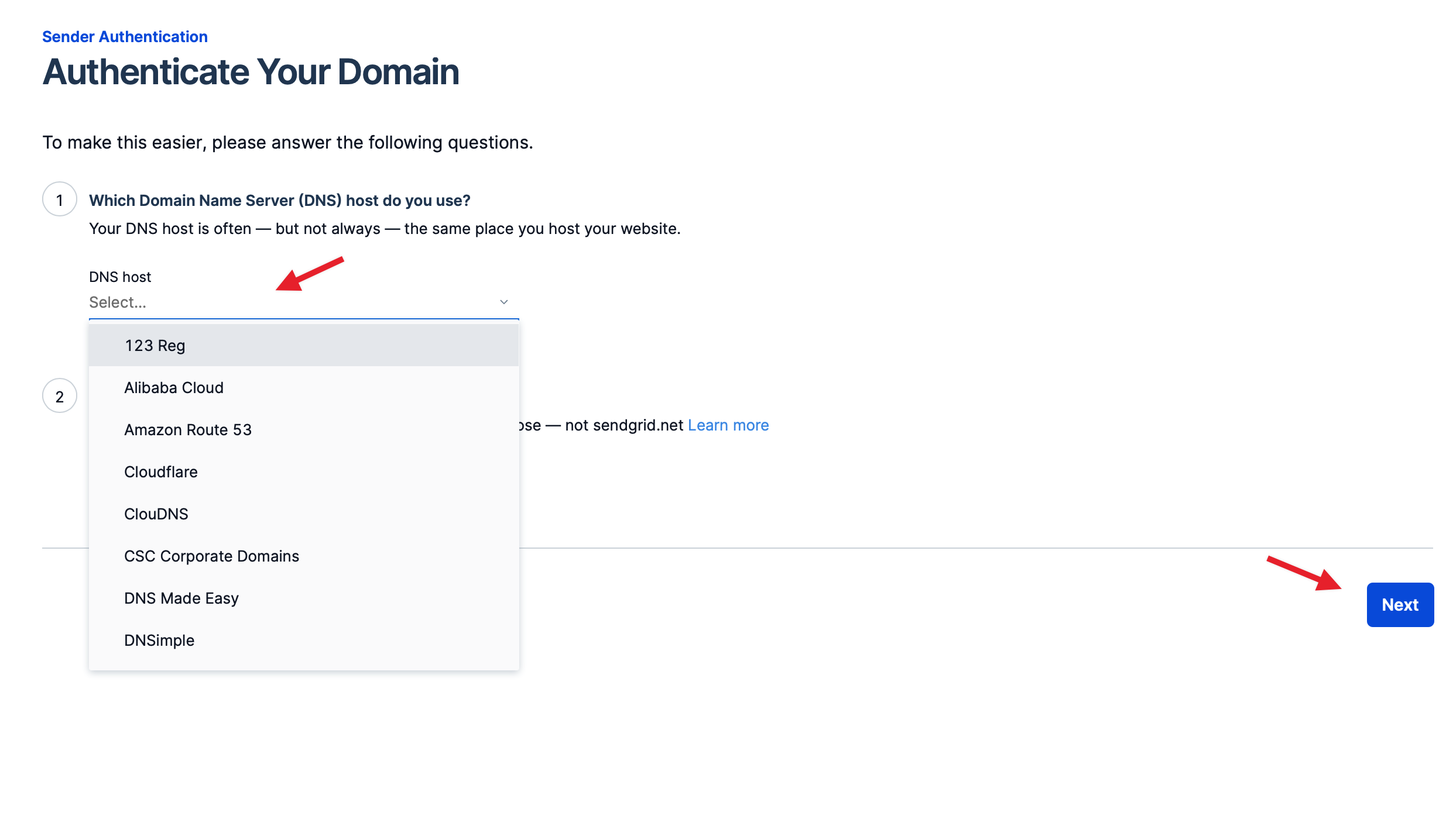 DNS host