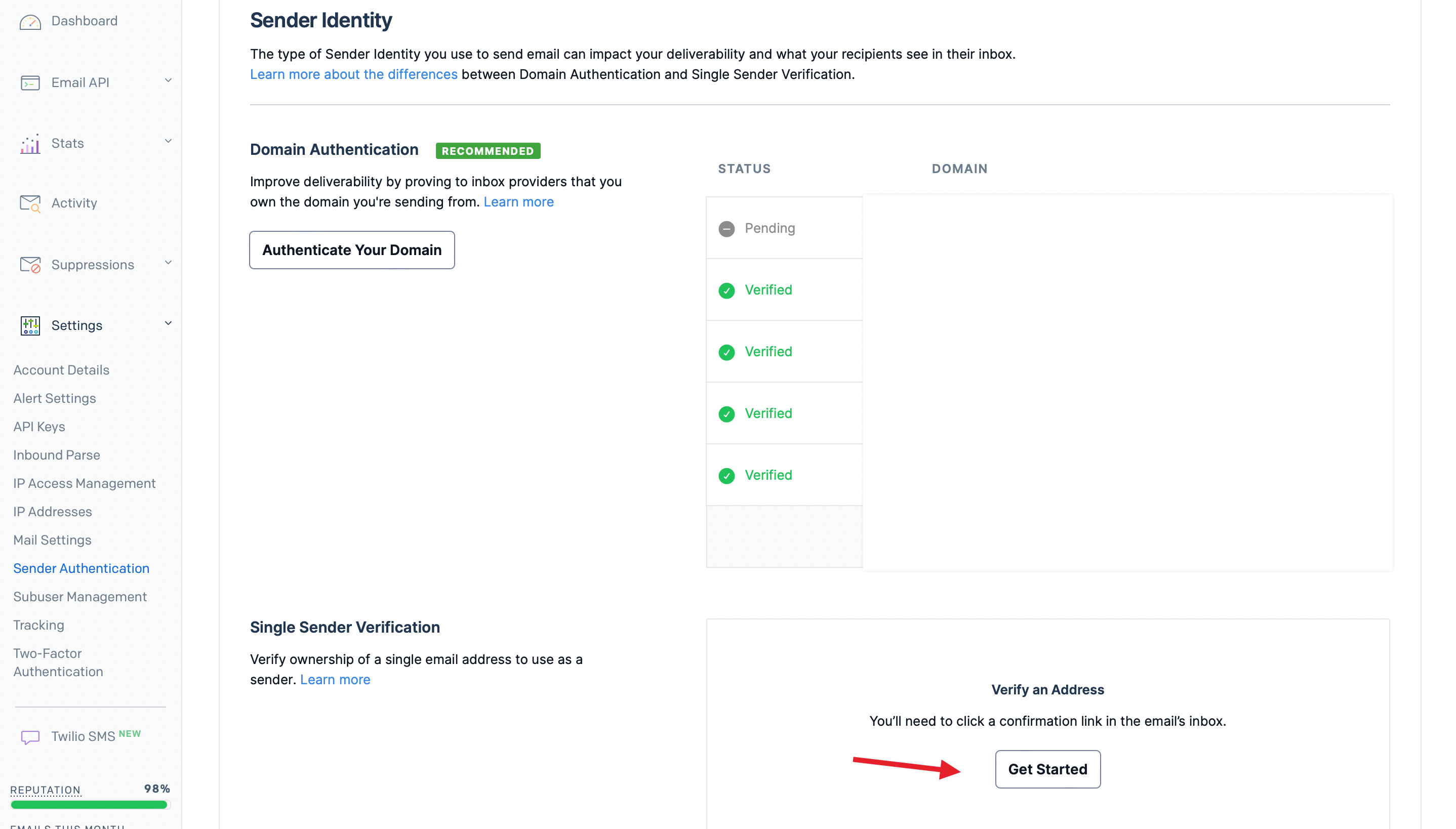 single auth get started