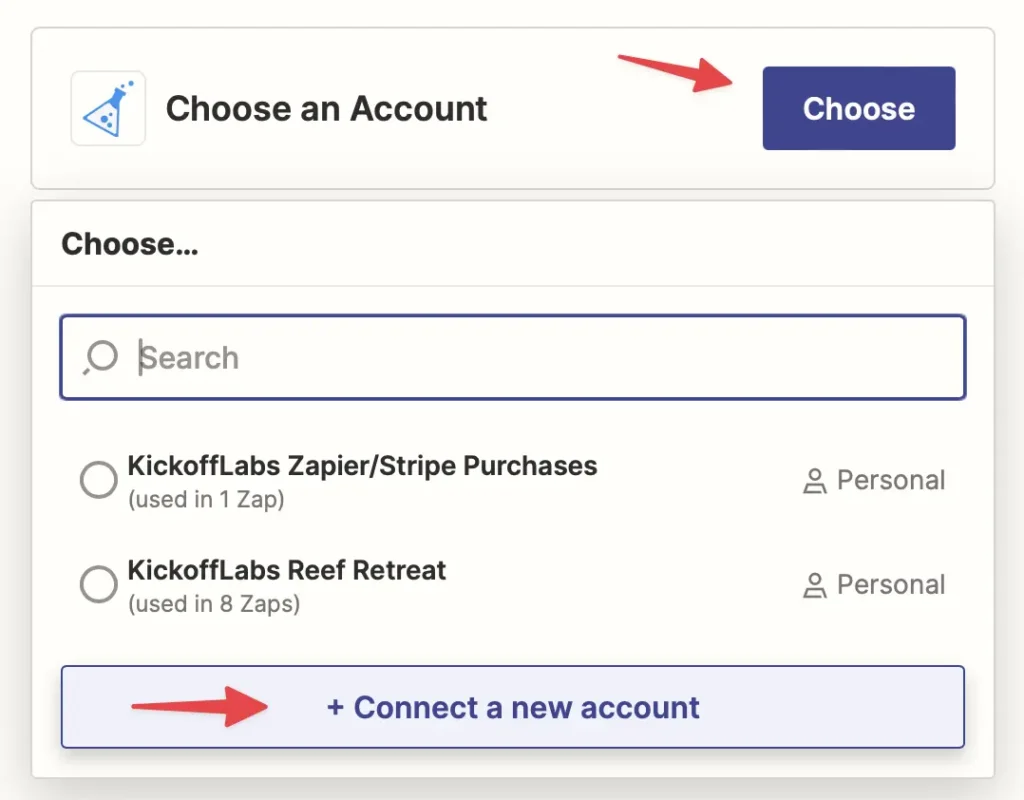 Connect your KickoffLabs account and campaign to Zapier