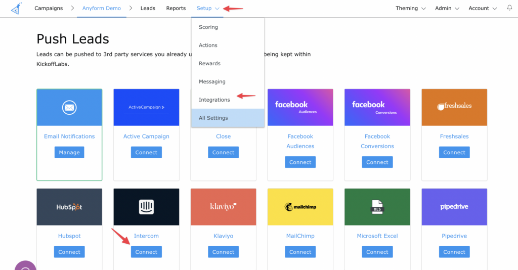 Intercom integration