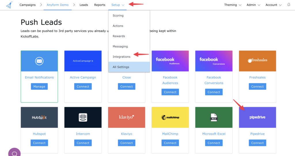 pipedrive integration