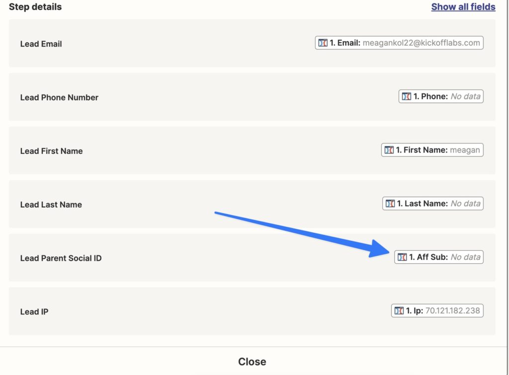zapier setup