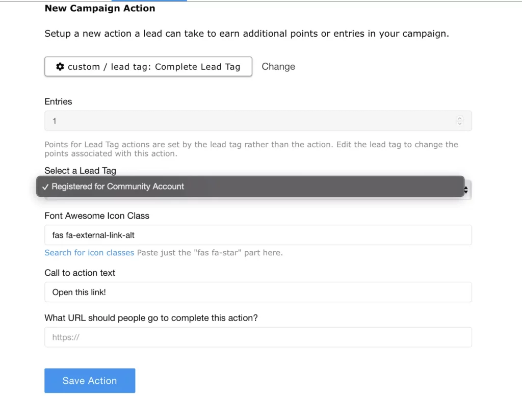lead tag editor