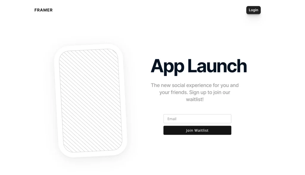 framer live page