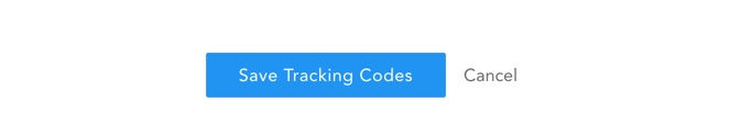click save tracking scripts