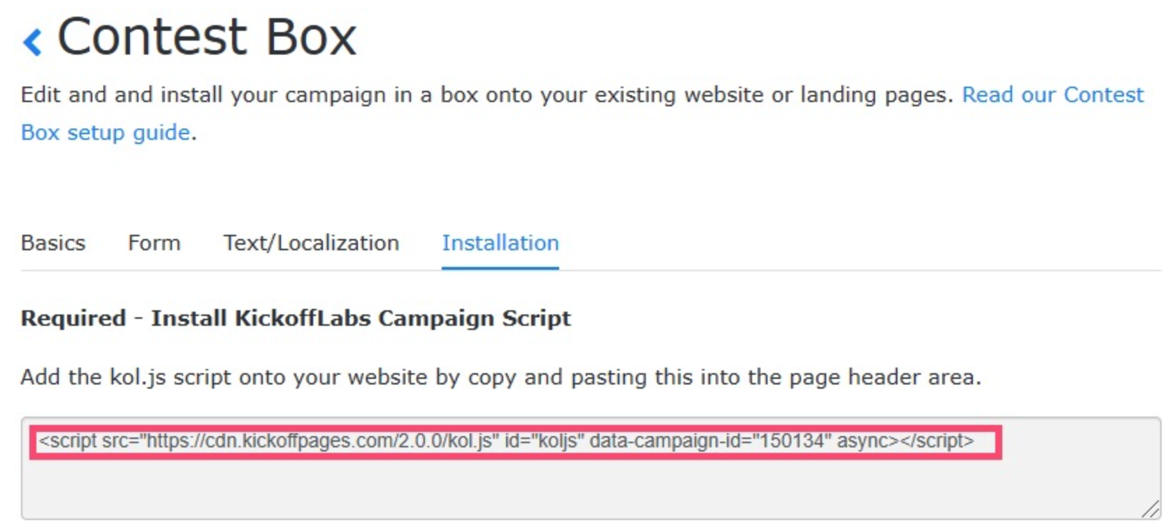 copy base contest box script